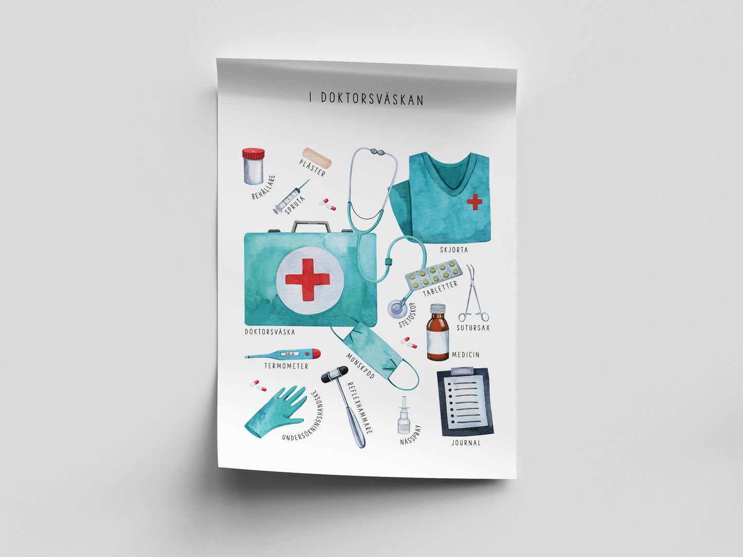Pedagogisk poster: I doktorsväskan